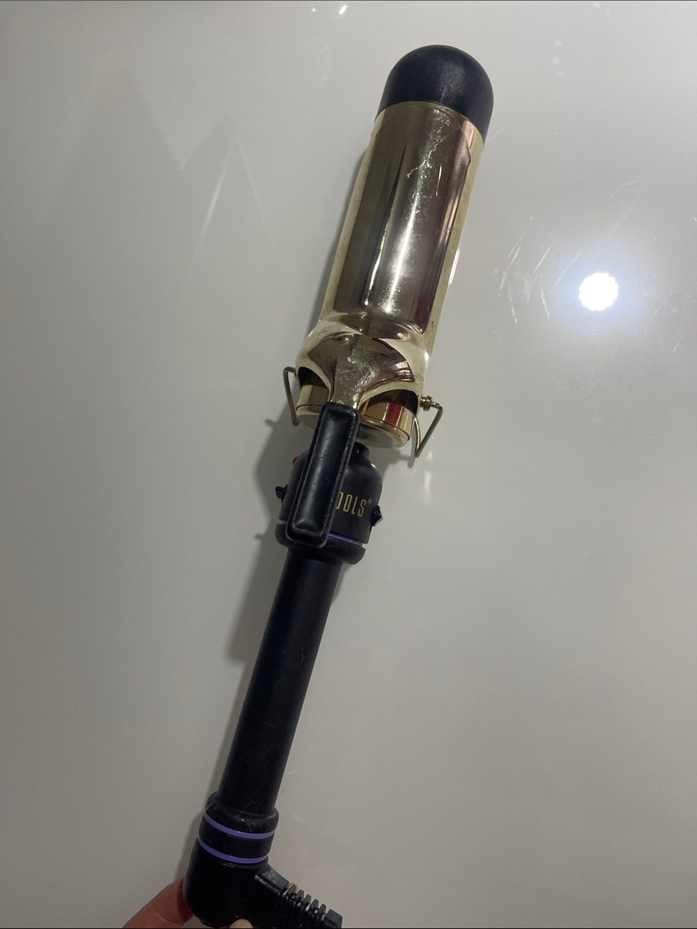 Gold and Black Curling Iron - Hot tools